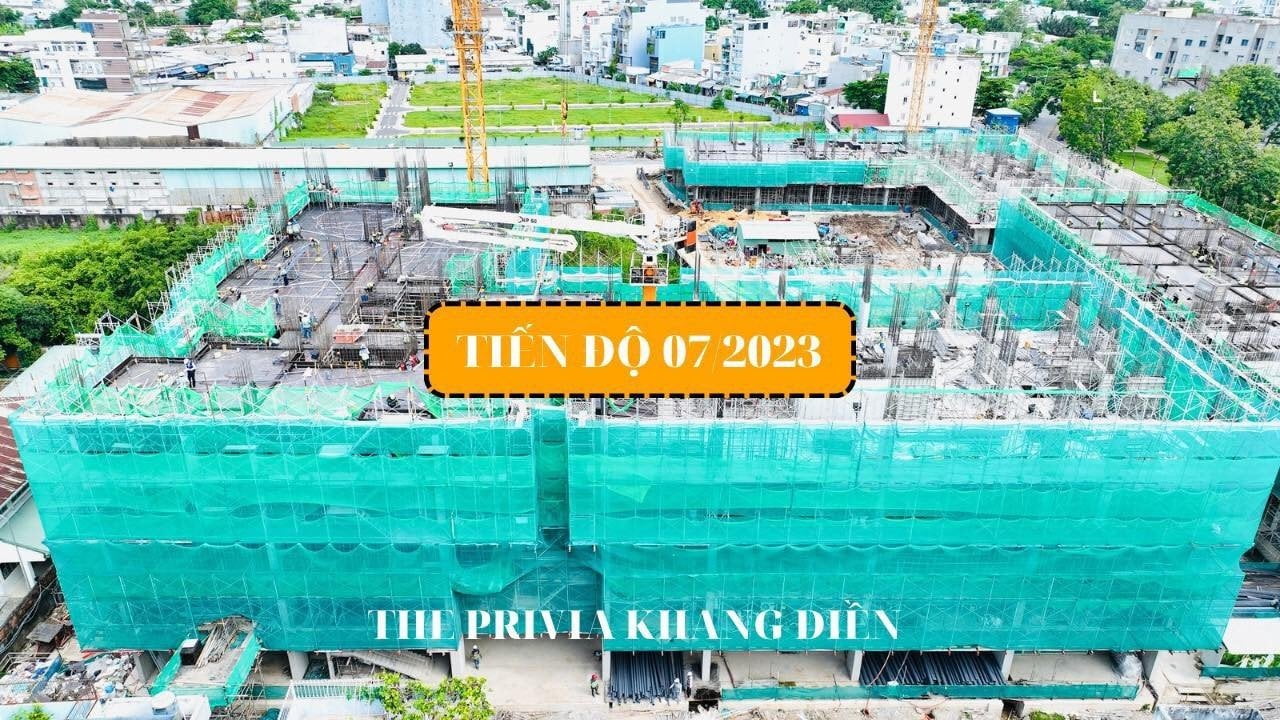 Tiến độ xây dựng thực tế The Privia Khang Điền