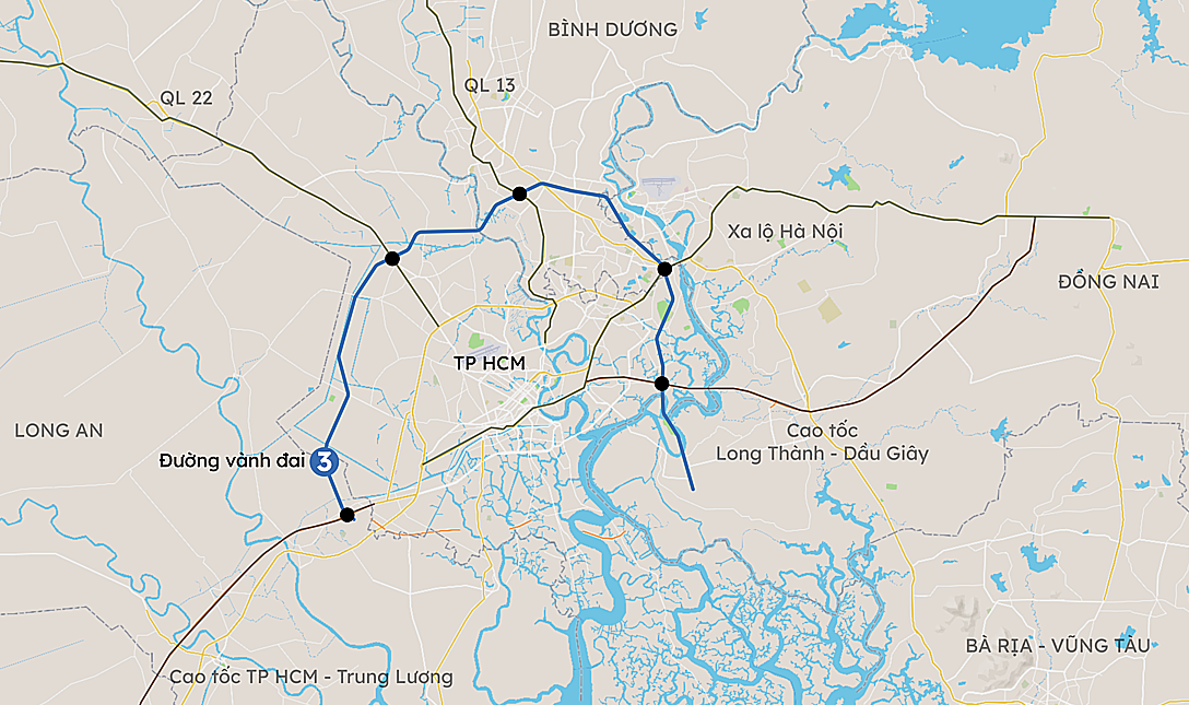 TP Hồ Chí Minh đầu tư 24000 tỷ khởi công đường Vành Đai 3
