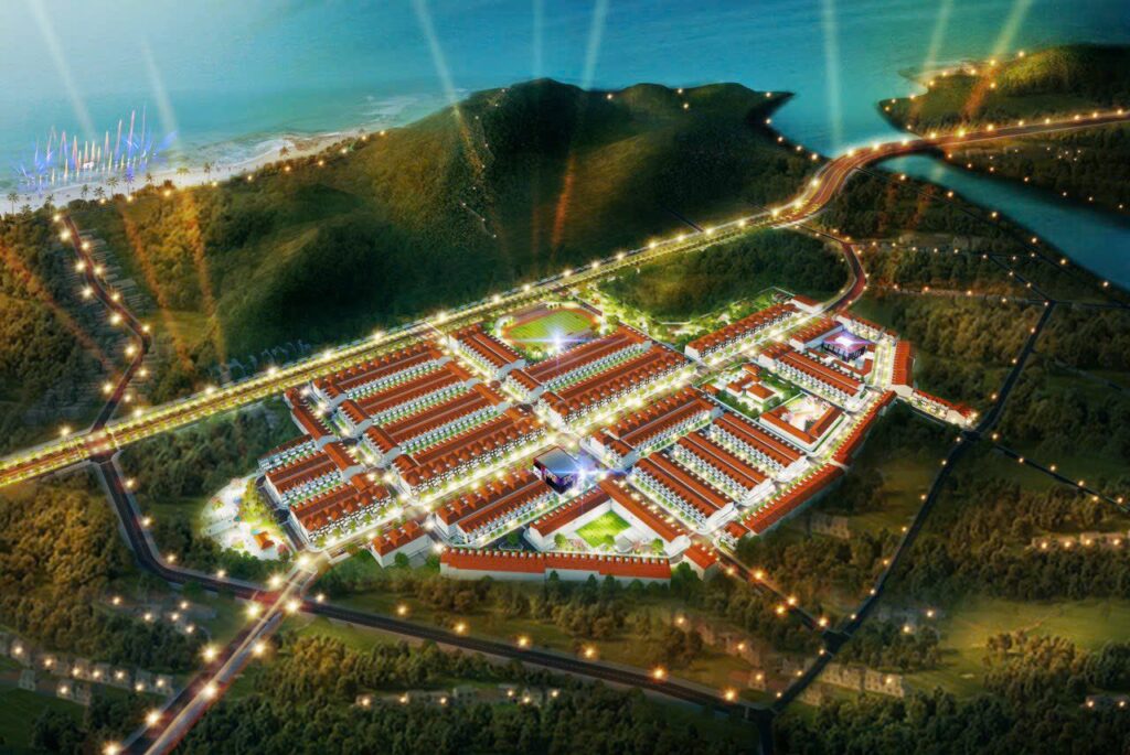 Phối cảnh tổng quan dự án Quỳnh Lưu Coastal Park Nghệ An